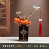Un Par de Adornos de Elefantes Atractores de Fortuna en un Nuevo Estilo Chino para Entrada, Sala de Estar, Mueble de TV, Escritorio de Oficina y Decoraciones de Mesa