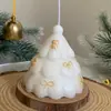 Velas navideñas transfronterizas, recuerdos atmosféricos, velas simuladas hechas a mano, velas artesanales para árbol de Navidad