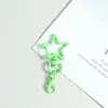 Estrela Colorida de Cinco Pontas com Fecho de Lagosta Pingente de Estrela Acessórios DIY Pingente de Pelúcia Chaveiro de Contas Venda por Atacado