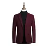 Traje Pequeño de Lana para Hombre Chaqueta de Lana Traje de Lana Casual de Negocios para Hombre Traje Pequeño de Otoño e Invierno para Hombre