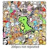 200 animales de caricatura graffiti personalidad transfronterizo lindo tarjeta goo DIY monopatín taza equipaje pegatina impermeable