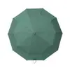 Paraguas completamente automático para hombre extragrande engrosado y reforzado de un botón completamente plegable paraguas plegable parasol y protector solar para mujer