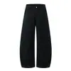 Pantalones anchos de pierna recta de color liso con ajuste cómodo para hombre, estilo de trabajo moderno de alta costura, pantalones deportivos casuales curvados