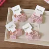 Brillo Versátil Rosa Estrella Niños Hueco Flequillo Pinza Bb Niña Lazo Dulce Pinza Lateral