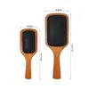 Fabricante Transfronteiriço Madeira Maciça Pente com Almofada de Ar Pente com Agulhas de Aço Massagem Alisamento de Cabelo Placa Grande Pente com Bolsa de Ar Pente para Cabeleireiro Atacado
