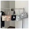 Bolso de hombro grande de estilo coreano, simple y elegante, de gran capacidad, para mujer, moderno y sofisticado, bolso tote fresco y versátil para llevar debajo del brazo
