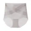 Pantaletas Cruzadas Sin Costuras Ultradelgadas para Mujer, Seda de Hielo de Cintura Alta Moldeadoras de Cintura Control de Abdomen, No Aprietan, Reducen el Vientre, Tallas Grandes