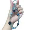 Colgante de Flor Cadena para Teléfono Móvil Cadena para Funda de Teléfono Móvil Nueva Cadena de Llavero con Perlas de Cristal Cadena Corta de Lujo Ligero Colgante para Teléfono Móvil de Mujer