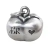 Cobre blanco vintage caqui viejo Caqui Ruyi al por mayor latón tridimensional satisfacción Ruyi colgante de bolsa Colgante de cuero de caqui