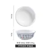 Palangana casera antigua palangana de azulejo de cerámica amasado de masa con tapa palangana de porcelana loza secado al sol amasado de salsa masa palangana de fermentación de cocina levado de masa