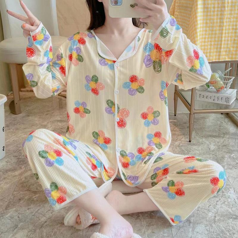 彩花朵小领-长开