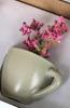 Mini Vaso Cerâmico Magnético Decorativo Criativo Transfronteiriço 3D Realista Pequeno Vaso de Flores Fofo Ímã Decorativo de Geladeira