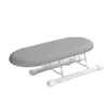 Estante de planchado plegable para mangas, tabla de planchar, accesorios para tabla de planchar, panel pequeño portátil para planchar mangas, nuevo paño plateado antiquemaduras
