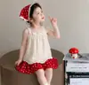 Conjunto de Tirantes para Niña 2026 Nuevo Estilo de Verano Vestido de Lunares para Bebés, Ropa Elegante para Niñas Pequeñas