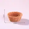 Figuras de biscoito criativas e adoráveis em formato de gato, bonecas em miniatura, acessórios de decoração DIY para casa de bonecas, paisagem em miniatura e pequenos enfeites de mesa