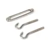Torniquete de Cuerpo Abierto de Acero Inoxidable en Stock del Fabricante, Tornillería para Tensado y Ajuste de Cables de Barandilla de Barco al por Mayor