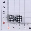 Gato Preto e Branco Clássico Flor Laço Desenho Animado Transparente Criativo DIY Acessórios de Resina Capa de Celular Presilha Joias