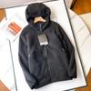 Chaqueta polar clásica para parejas 2023 Invierno nueva para hombre y mujer con capucha, forro polar, gruesa, cortavientos