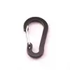 Fábrica en stock No. 5 hebillas de resorte en forma de S, hebilla de montañismo de aleación de aluminio en forma de calabaza, gancho de cuerda elástica aplanado