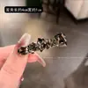 Pinza para el Cabello de Lujo Ligero de Alto Nivel con Lazo y Pedrería para Mujer, Nueva Exquisita Pinza Lateral con Sensación Premium, Pinza de Pato para Flequillo