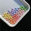I-5 cor coração fosco em formato de coração acessórios de resina grampo de cabelo capa de celular cola cremosa material DIY feito à mão Q