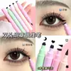 Delineador de ojos a prueba de agua y sudor, no se corre fácilmente, estrellas aman, adorno para principiantes, comisura del ojo, cola del ojo, delineador de ojos de doble punta