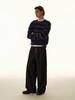 Jeans Anchos Rectos Simples Retro Sueltos para Hombre Rumeng 2025 Primavera y Otoño con Diseño de Botón Perezoso Pantalones Largos de Pareja