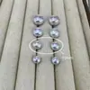 Pendientes de Perla Rosa de Alta Calidad con un Diseño de Nicho de Alta Gama, Lujo Ligero, Estilo Versátil y Popular, Pendientes y Accesorios para Orejas al por Mayor