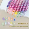Marcador de Arte para Uñas de Venta Caliente Transfronterizo DIY Secado Rápido Impermeable Bolígrafo de Graffiti para Uñas de 12 Colores 0.7 mm