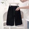 Conjunto de Niña 2026 Otoño Nuevo Elegante Cárdigan de Punto Chaleco Pantalones de Lunares Versátiles Conjunto de Tres Piezas Primavera y Otoño