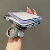 Capa de Celular Acrílica Transparente com Airbag Colorido para iPhone 18 Pro Max Apple 17 Capa Protetora à Prova de Queda