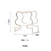 Portavasos de café de acero inoxidable 304, soporte para orejas de café, soporte para café de mano, filtro de papel, bolsa colgante, goteo, portátil, estante con cabeza de gato