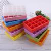 Caja de cubitos de hielo de silicona personalizada de varios tamaños, de grado alimenticio, creativa, con tapa, molde de silicona para hielo engrosado