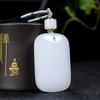 Xinjiang Golden Jade White Jade sem marca de pão pingente de marca Jade Jade pingente de marca de segurança fornecimento ao vivo atacado