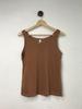 Bargain de liquidaciónTop sin mangas casual y sencillo para mujer para el verano, Nuevo diseño de algodón y lino, Disponible en varios colores