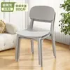 Silla de Plástico para Uso Doméstico, Silla Nórdica Engrosada para Comedor con Respaldo, Silla de Negocios para Mesa de Comedor, Taburete Moderno Simple Confortable