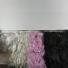 Piel Sintética Grande Piel Artificial Peluche de Conejo Grande Flor de Rosa Peluche Flor de Rosa Retorcida Ropa Cojín Tela para Manualidades