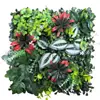 Pared de Plantas Artificiales de 25x25cm, Césped Artificial Permanente, Césped Falso de Plástico Milán, Pared de Fondo de Vegetación Vertical