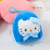 Monedero de Felpa Lindo de Dibujos Animados, Estuche para Auriculares de Muñeca 3D Femenino, Bolsa Portátil con Cremallera para Guardar Monedas al por Mayor