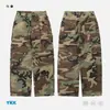 Pantalones de trabajo TRS American workwear 26AW camuflaje estilo leñador callejero lavado sueltos pierna ancha pierna recta para hombres y mujeres