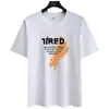 Camiseta de Verano de Manga Corta Transfronteriza para Hombre, Cuello Redondo, Top Moderno con Estampado Estilo Ins, Talla Grande Versátil de Media Manga para Hombre, Camiseta Base