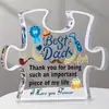 Regalo de Día del Padre Transfronterizo Más Vendido Adorno de Exhibidor Acrílico Pantalla de Escritorio Regalo de Día del Padre Hecho a Medida para Papá Manualidad