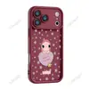 Funda de teléfono de niña de dibujos animados floral a pantalla completa, compatible con todos los modelos de Apple, un producto popular transfronterizo con una gran ventana de visualización y un acabado mate