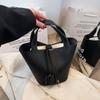 Bolso de Diseño Nicho de Alta Gama Sense para Mujer 2023 Nuevo Bolso de Cubo Simple y a la Moda Popular Bolso de Mano Cesta de Verduras