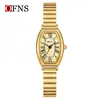 Marca Ofns Producto Nuevo Reloj para Mujer Casual Tres Agujas Luz de Lujo Reloj de Cuarzo Resistente al Agua Retro Reloj de Mujer Dropshipping