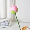 Nuevas flores de loto artificiales, hojas de loto individuales, flores de loto, capullos de loto, arreglos de loto para altares budistas y decoración floral, venta al por mayor desde el fabricante