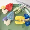 Nuevo Estilo Accesorio para el Cabello para la Parte Trasera de la Cabeza, Pinza de Tiburón, Diseño Creativo Divertido y Único, Pinza de Garra de Hongo con Pedrería, Pinza para el Cabello de Acetato