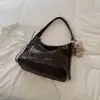Bolso vintage de gran capacidad para mujer, bolso tote para el día a día, nuevo modelo principios de otoño 2026, bolso de hombro y cruzado de color liso de alta moda