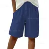 2026 Transfronterizo Europeo y Americano Amazon Comercio Exterior Nuevo Estilo de Verano Simple y Cómodo Color Sólido Holgado Casual Shorts para Mujer