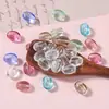 11*8mm Cristal Imitación Transparente Grano de Café Cuentas de Vidrio Hecho a Mano DIY Pulsera Collar Cuentas Accesorios de Joyería Venta al por Mayor